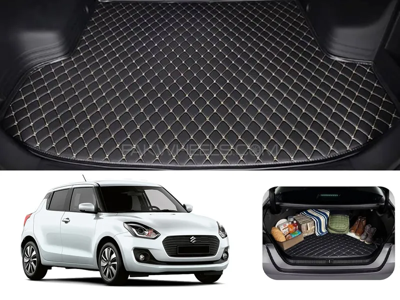 Suzuki Swift 7D Custom Car Trunk Mat - Model 2022-2025 Image-1