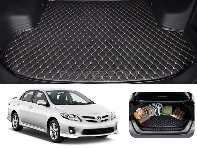 Toyota Corolla 7D Custom Car Trunk Mat - Model 1983-1987