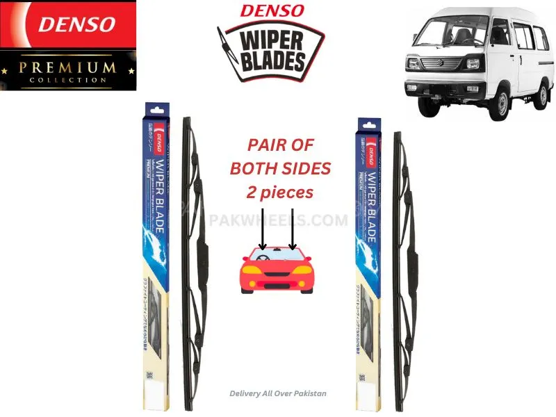 Suzuki Bolan 1988-2024 Denso Wiper Blade - 2 Pcs Set - Denso Premium Image-1