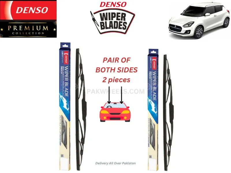 Suzuki Swift 2021-2024 Denso Wiper Blade - 2 Pcs Set - Denso Premium Image-1