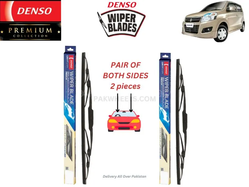 Suzuki Wagon R 2017-2024 Denso Wiper Blade - 2 Pcs Set - Denso Premium Image-1
