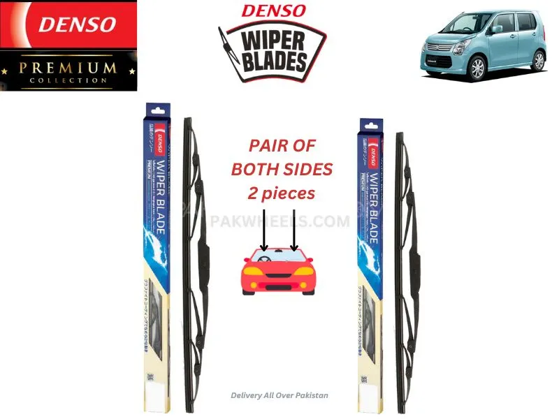 Suzuki Wagon R Japan 2012-2024 Denso Wiper Blade Set - Made in Japan Image-1