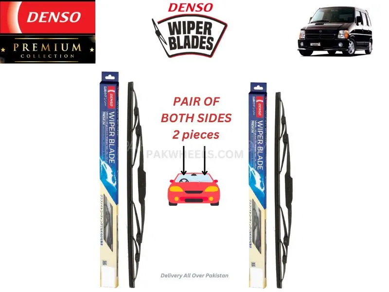 Suzuki Wagon R Wide Denso Wiper Blade - 2 Pcs Set - Denso Premium  Image-1