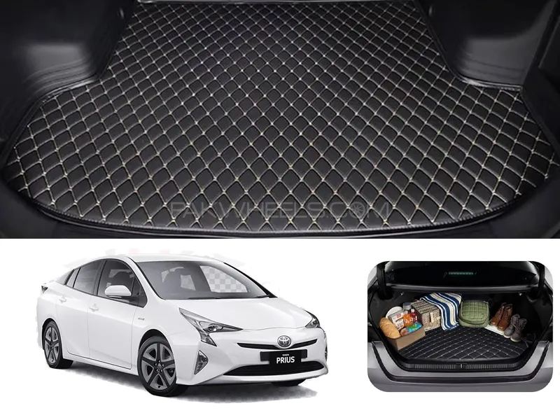Toyota Prius 7D Custom Car Trunk Mat - Model 2003-2009 Image-1
