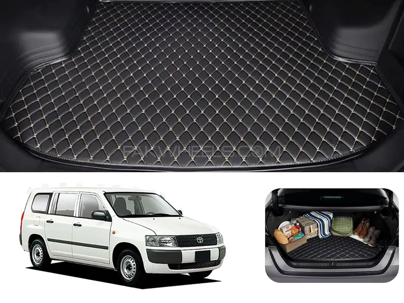 Toyota Probox 7D Custom Car Trunk Mat - Model 2002-2018 Image-1