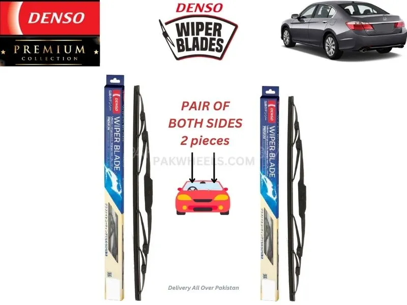 Honda Accord 2008-2015 Denso Wiper Blade - 2 Pcs Set - Denso Premium  Image-1
