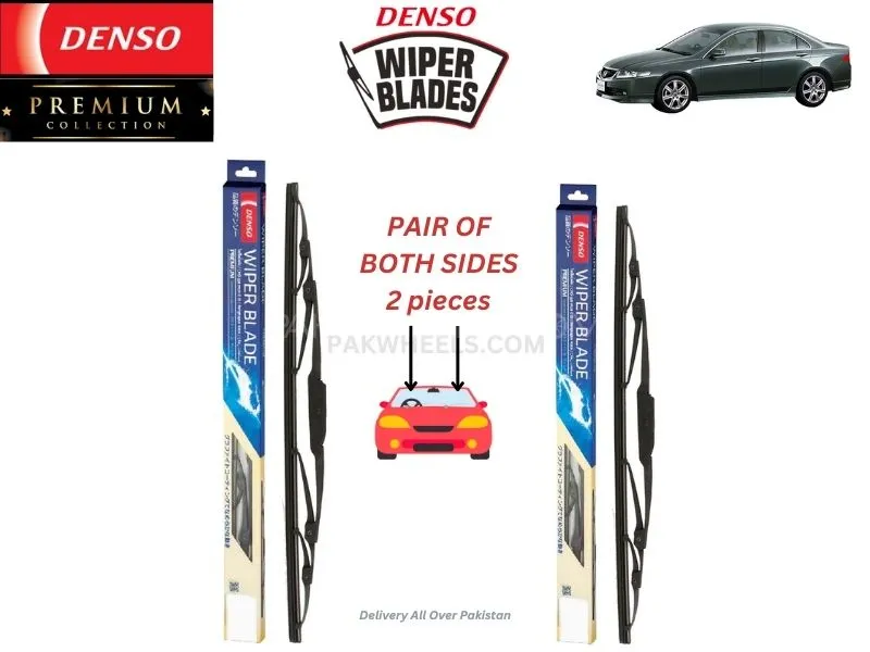 Honda Accord CL9 Denso Wiper Blade - 2 Pcs Set - Denso Premium  Image-1
