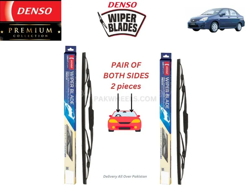 Suzuki Liana 2006-2014 Denso Wiper Blade - 2 Pcs Set - Denso Premium   Image-1