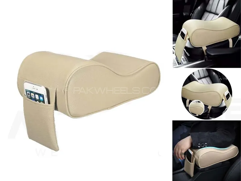 Universal Armrest Pad With Mobile Holder Image-1