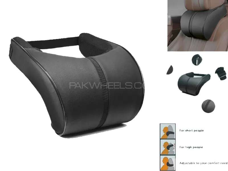 Universal Car Neck Rest Cushion Pillow | Head Neck Shoulder Support Image-1