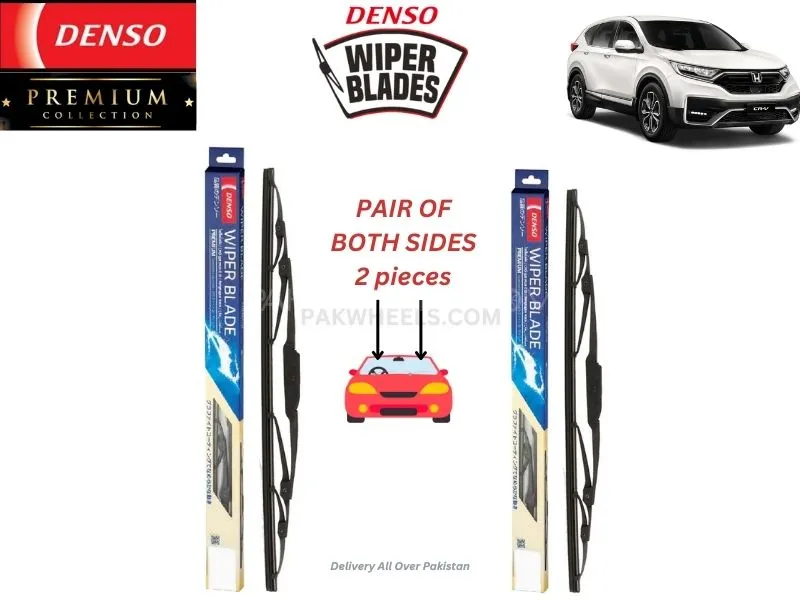 Honda CRV 2017-2024 Denso Wiper Blade - 2 Pcs Set - Denso Premium Image-1