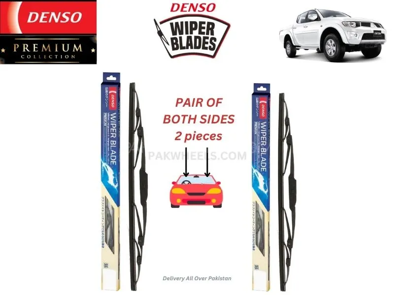 Mitsubishi Triton Denso Wiper Blade - 2 Pcs Set - Denso Premium Image-1