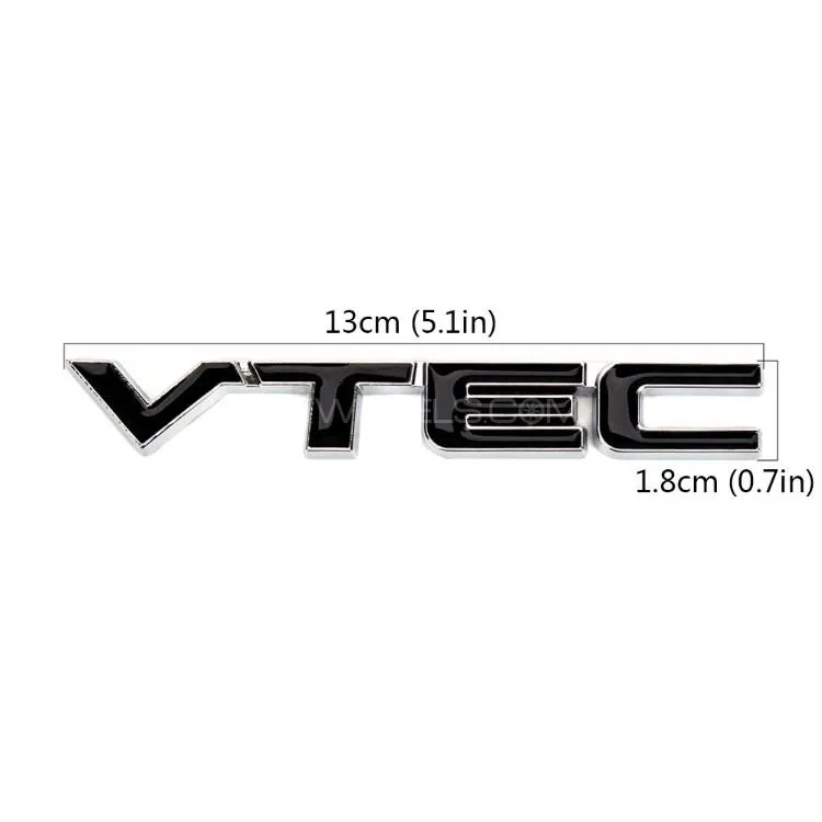 Car Metal 3D Sticker Styling Emblem for Honda V-TEC Logo 