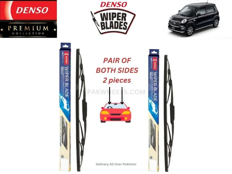 Daihatsu Cast 2015-2024 Denso Wiper Blade - 2 Pcs Set - Denso Premium Image-1