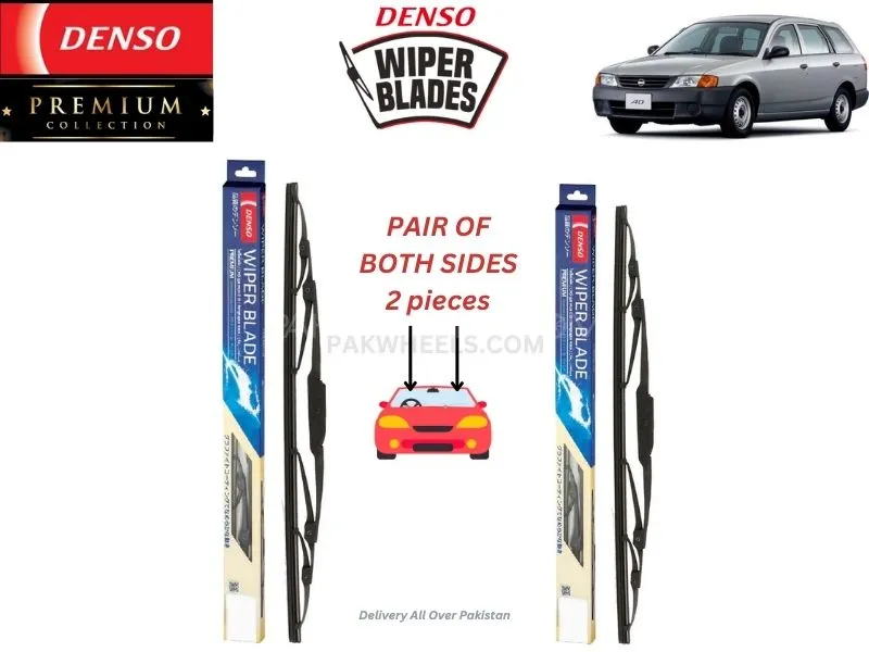 Nissan AD 1999-2005 Denso Wiper Blade - 2 Pcs Set - Denso Premium