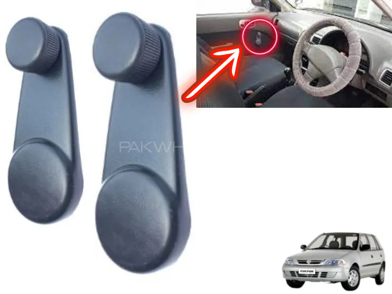 Suzuki Cultus 2007-2017 Door Window Ragulator Handle | 2 Pcs Image-1