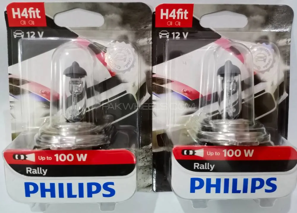 H4 - Philips 90/100 Headlights Bulbs 1 Pair  Image-1