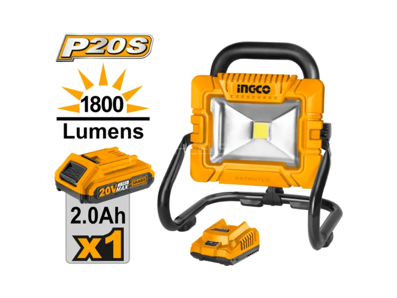 Ingco Cordless Portable Lamp CWLI20258 Image-1
