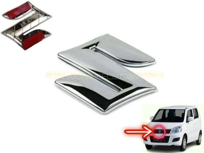 Suzuki Wagon R Logo S - 1 Pcs - 10cm Image-1