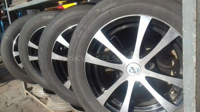 14inch tyres and rims 114 pc 9/10 condition Image-1