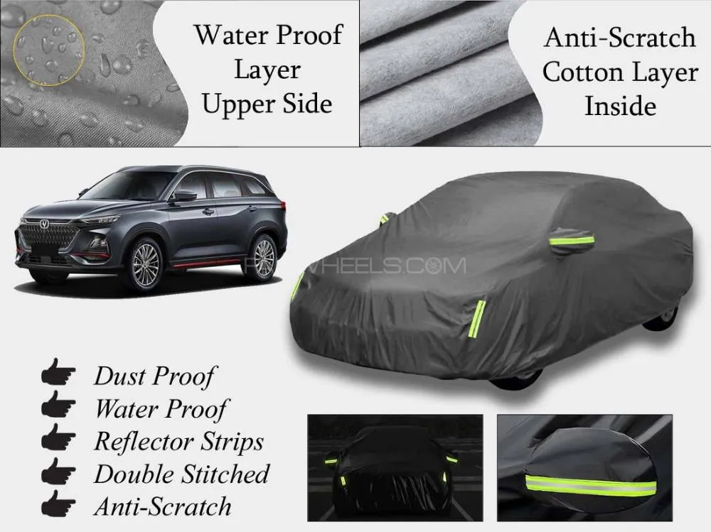 Changan Oshan X7 2022-2024 Top Cover | Grey | Anti-Scratch | Double Layer | Heat Proof | Water Proof Image-1