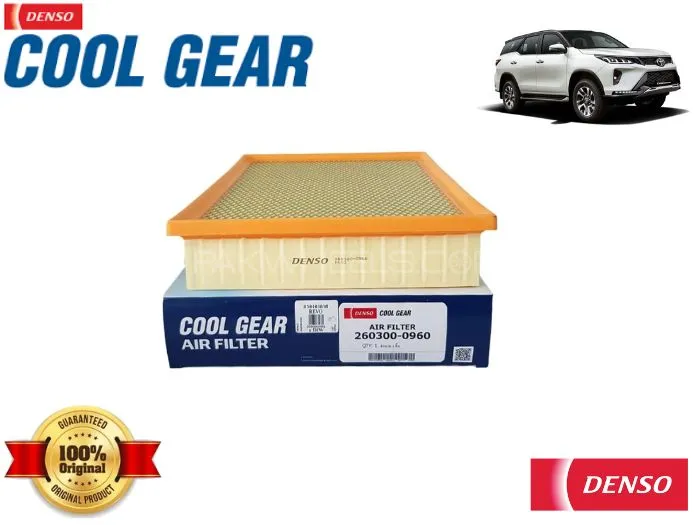 Toyota Fortuner 2016-2021 Denso Air Filter Genuine - Cool Gear Image-1