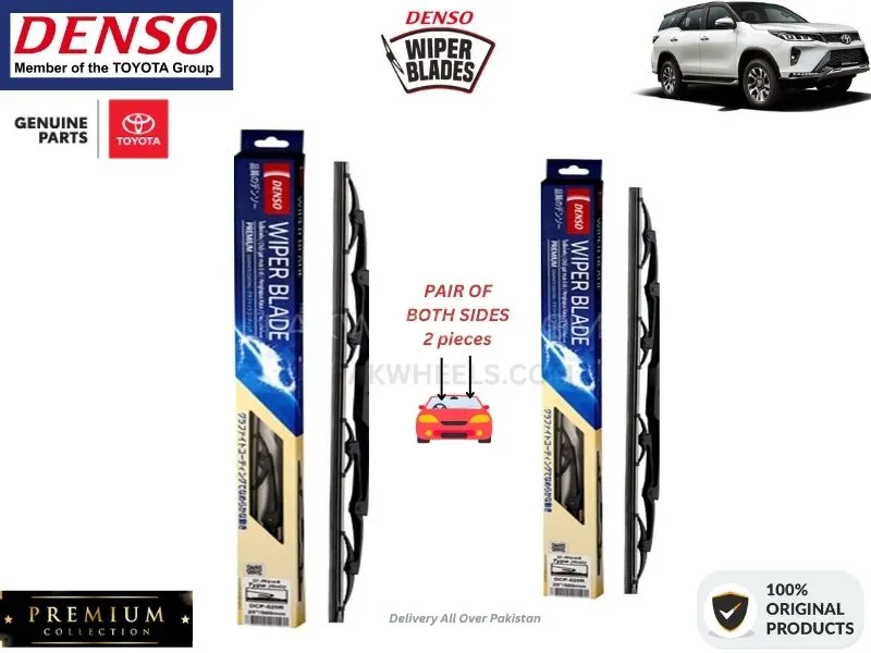 Toyota Fortuner 2021-2024 Denso Wiper Blade - 2 Pcs Set - Denso Premium Image-1