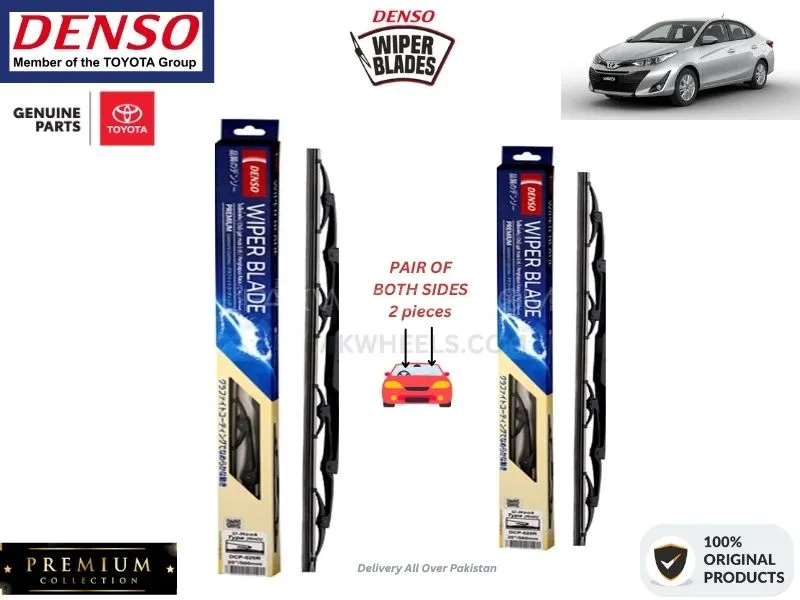 Toyota Yaris 1.5 2020-2024 Denso Wiper Blade - 2 Pcs Set - Denso Premium