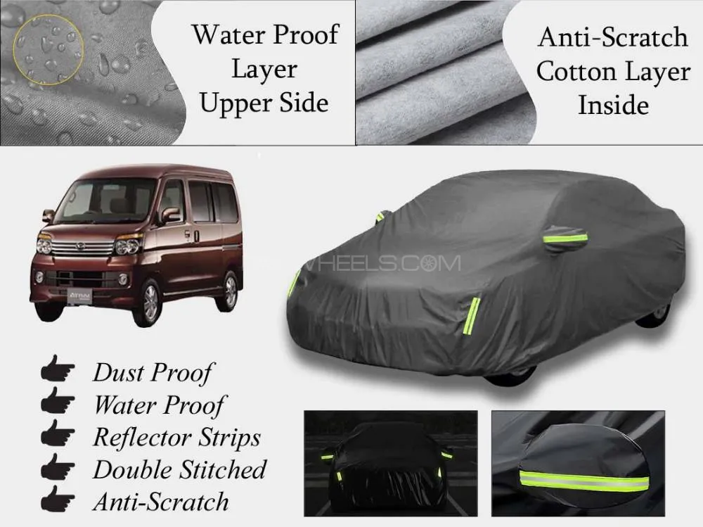 Daihatsu Atrai 2004-2021 Top Cover | Grey | Anti-Scratch | Double Layer | Heat Proof | Water Proof