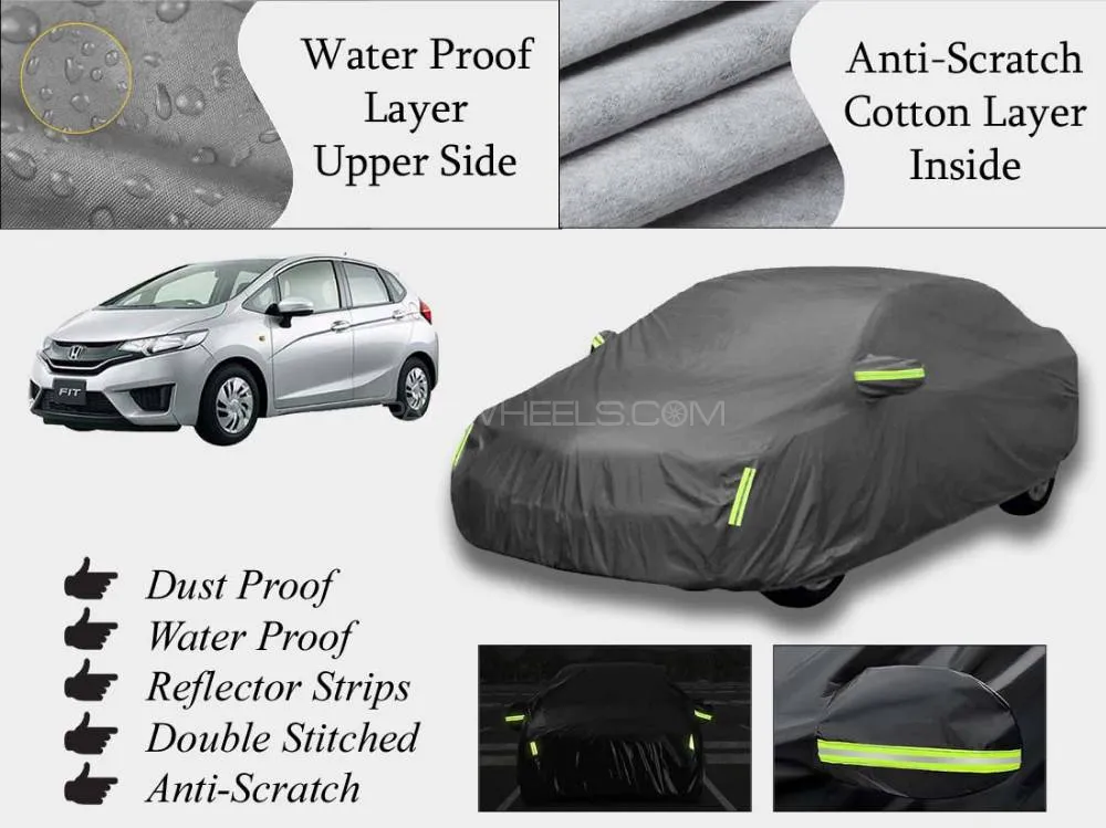 Honda Fit 2015-2024 Top Cover | Grey | Anti-Scratch | Double Layer | Heat Proof | Water Proof Image-1