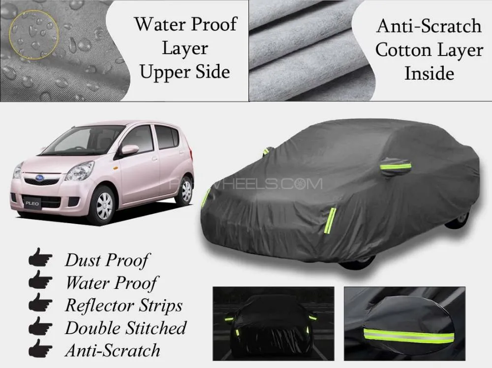 Subaru Pleo 2010-2014 Top Cover | Grey | Anti-Scratch | Double Layer | Heat Proof | Water Proof