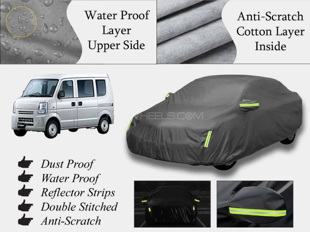 Suzuki Every 2005-2024 Top Cover | Grey | Anti-Scratch | Double Layer | Heat Proof | Water Proof Image-1