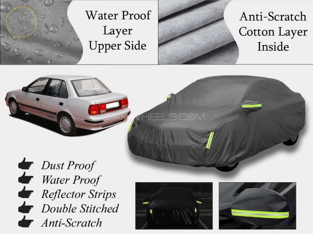Suzuki Margalla 1992-1998 Top Cover | Grey | Anti-Scratch | Double Layer | Heat Proof | Water Proof Image-1