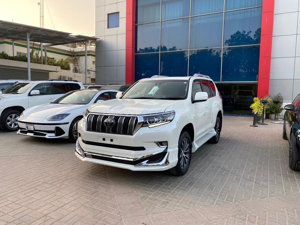 Prado TZ.G 2.8 Diesel 
Model: 2020
Mileage: 15,000 km
Unregistered 
Fresh Import

*Wooden Steering
*Height control
*Leather & power seats
*Heating & cooling seat
*Cool box
*Orignal TV + 4 cameras
*Headlight washer
*Paddle shifters 
*Memory seats
*4x4 System
*Multi terrain system (MTS)
*Crawl control
*Traction control
*Ambient lighting
*Sunroof
*7 seater

Calling and Visiting Hours

Monday to Saturday 

11:00 AM to 7:00 PM