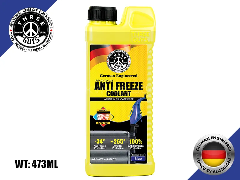 Anti Freeze Coolant Blue 1000ML THREE GUYS Image-1