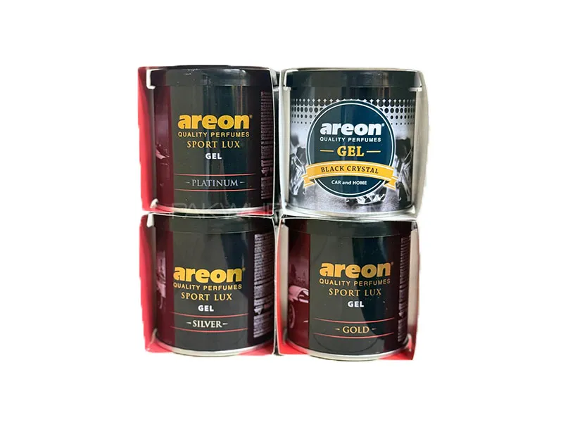 Areon 4 Tin Box Car Gel Air Freshener – Long-Lasting Fragrance for Your Vehicle Image-1
