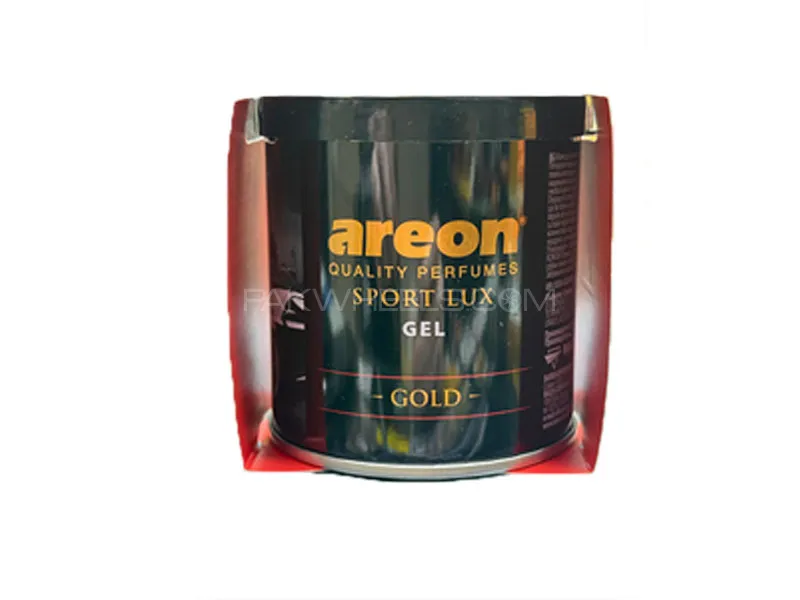 Areon Gold Car Gel Air Freshener – Long-Lasting Fragrance for Your Vehicle Image-1
