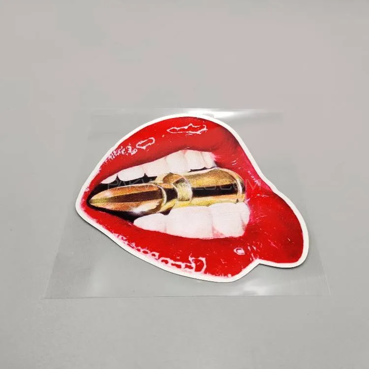 Premium Quality Custom Sticker Sheet For Car & Bike Embossed Style Bullet Image-1