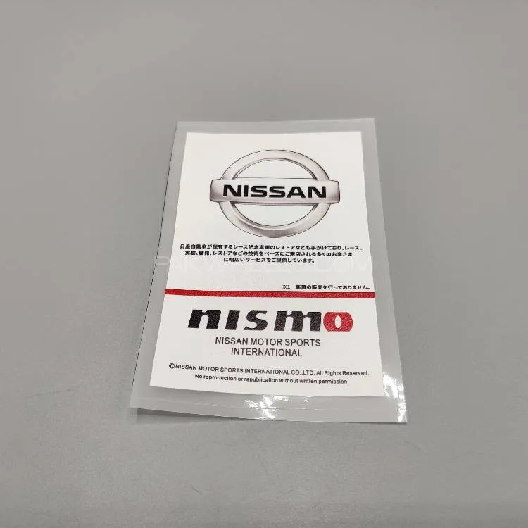 Premium Quality Custom Sticker Sheet For Car & Bike Embossed Style NISMO Image-1