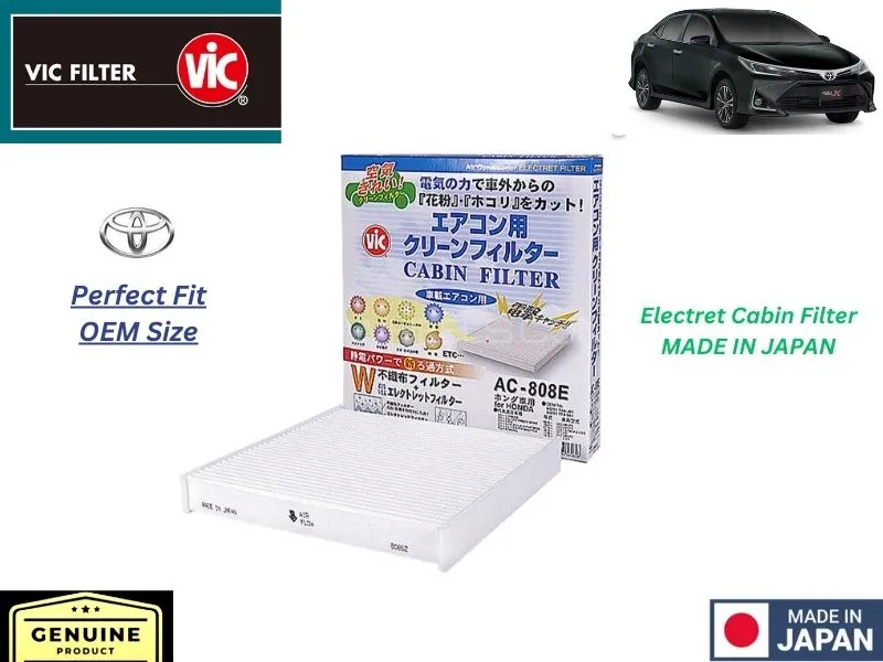 Toyota Corolla Altis 2018-2024 VIC Cabin Filter - Made in Japan Image-1