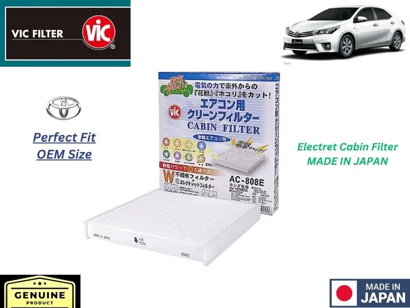 Toyota Corolla Grande 2014-2018 VIC Cabin Filter - Made in Japan Image-1