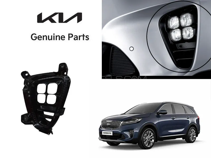 Genuine Fog Lamp Cover Left Side 1 Pc for KIA Sorento 2021 to 2025 Image-1