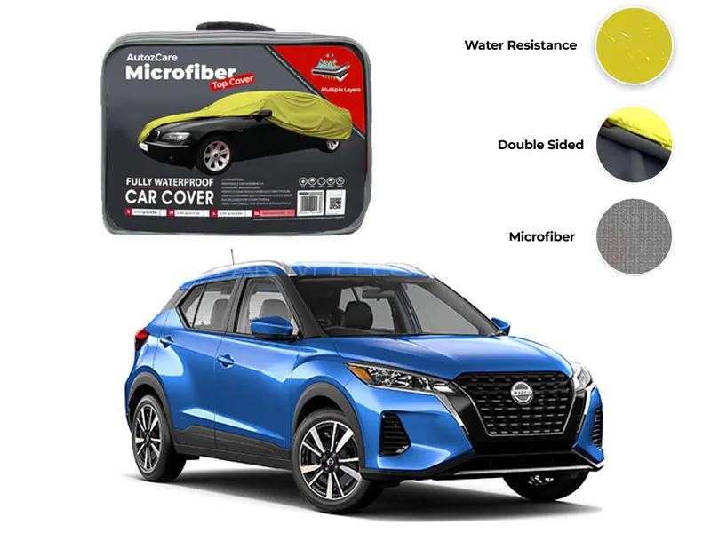 Nissan Kicks Microfiber Car Top Cover - Model 2016-2025 Image-1