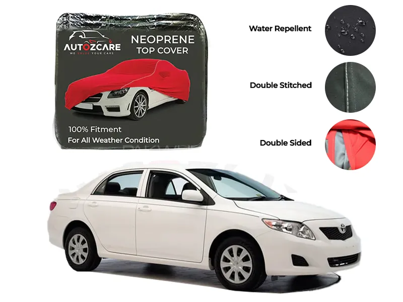 Toyota Corolla Neoprene Car Top Cover - Model 2009-2013 Image-1