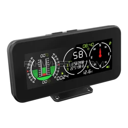 Universal HUD M60 GPS Digital Speedometer with Compass Inclinometer for Off Road Accessories 4x4 On- Image-1