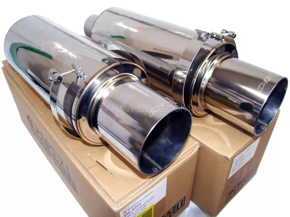 Apexi N1 Evolution-R Universal Exhaust Muffler X 2 PCS Image-1