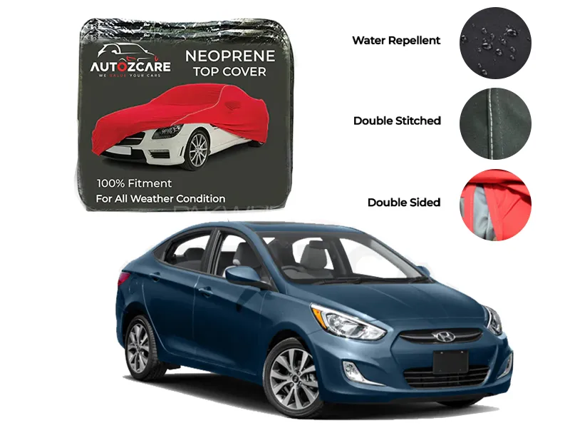 Hyundai Accent Neoprene Top Cover - Model 2017-2019 Image-1