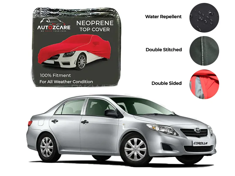 Toyota Corolla Neoprene Top Cover - Model 2003-2008 Image-1