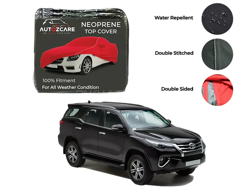 Toyota Fortuner Neoprene Top Cover Model 2017-2021 Image-1