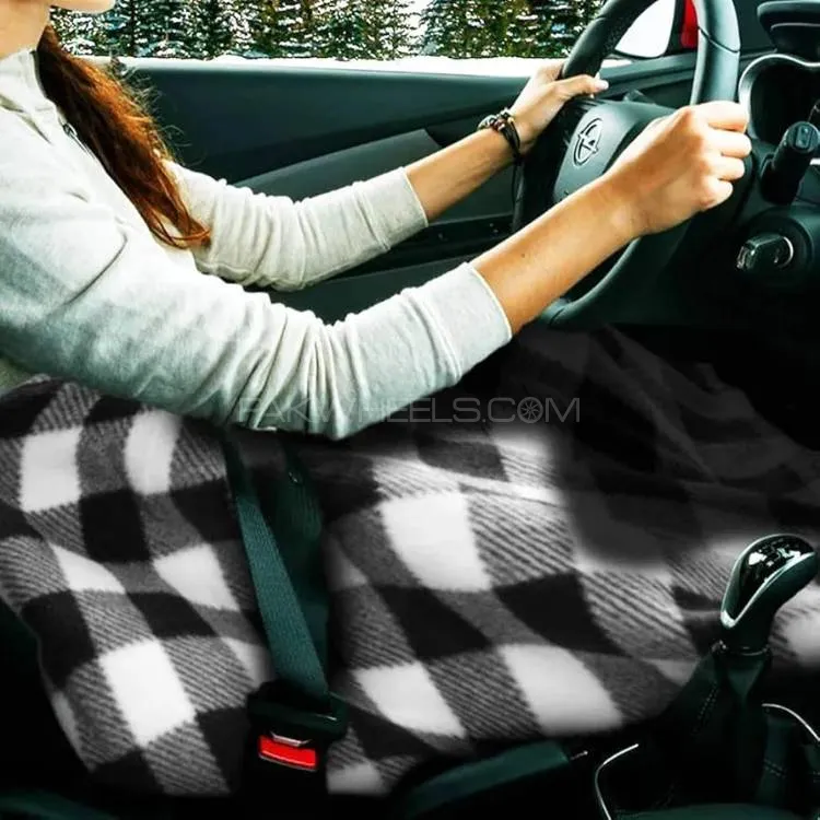 Electric Heated Car Blanket 12V Image-1